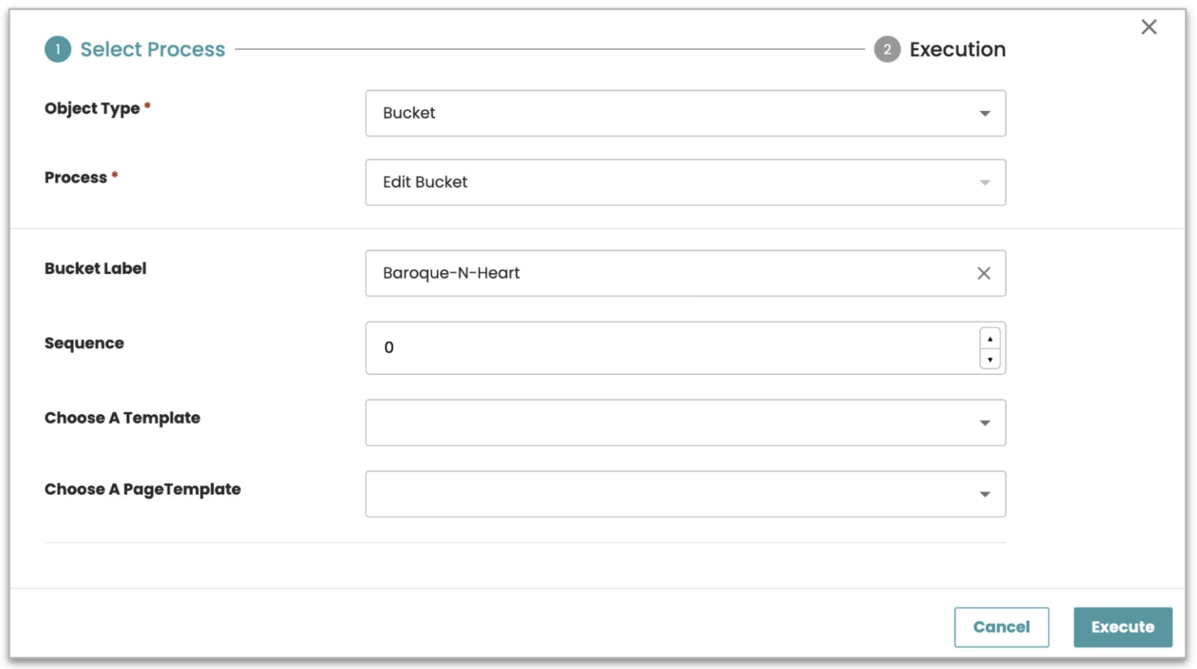 The dynamic form will appear